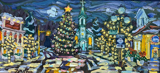 Around a Small Town in December by Kevin Barton