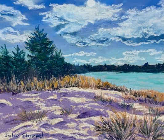 Beach Shadows by Julie Stoppel