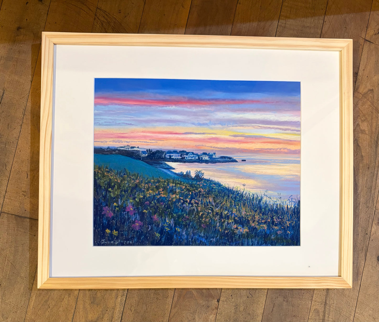 Sunset on Bay Harbor by Julie Stoppel