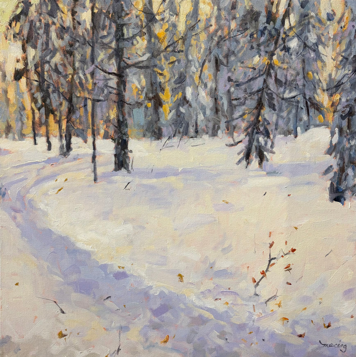 Wintry Path by Alan Maciag