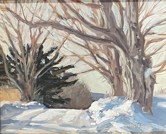 Maples in Winter by Margie Guyot