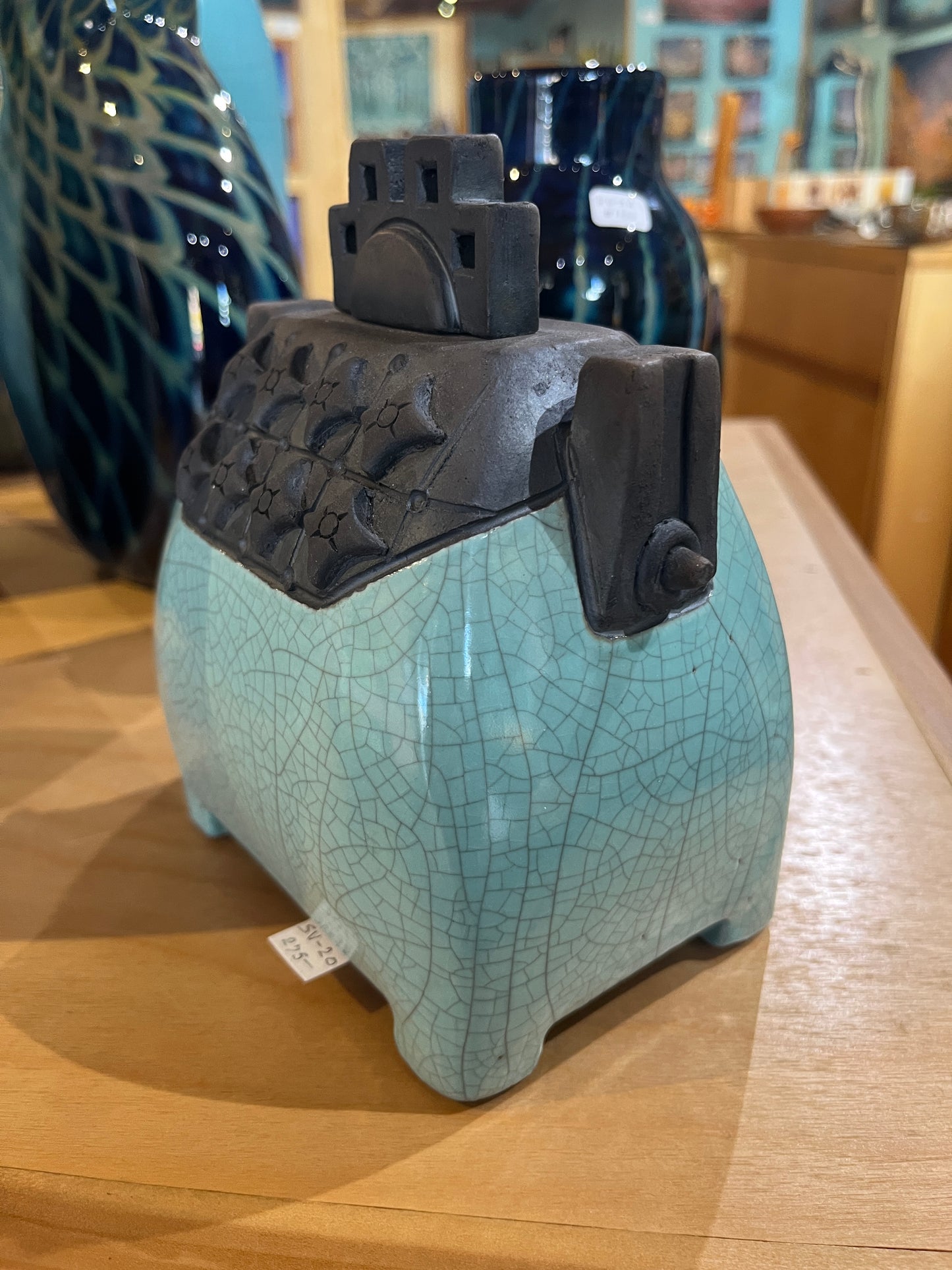 Sv-20 Raku Vessel by Steve Vachon