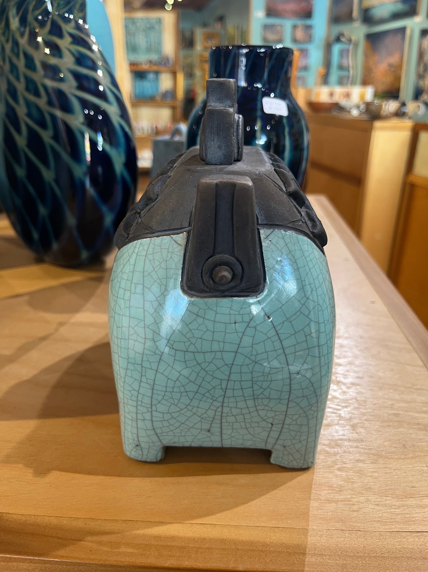 Sv-20 Raku Vessel by Steve Vachon