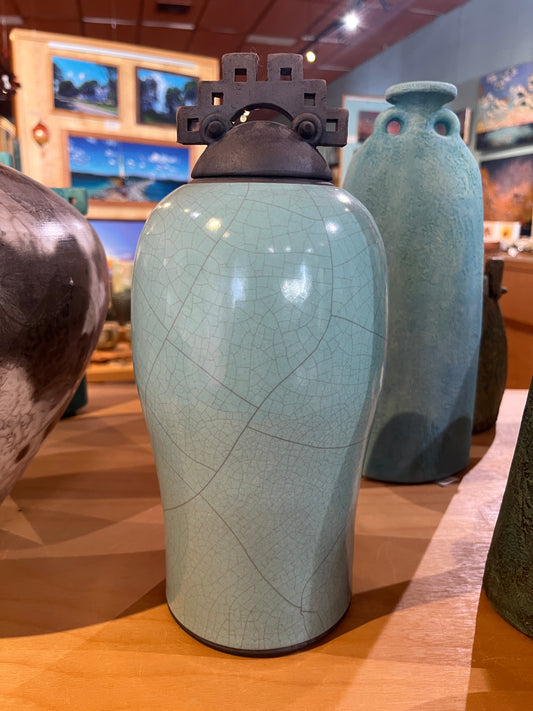 SV-5 Raku Fired Vessel by Steve Vachon