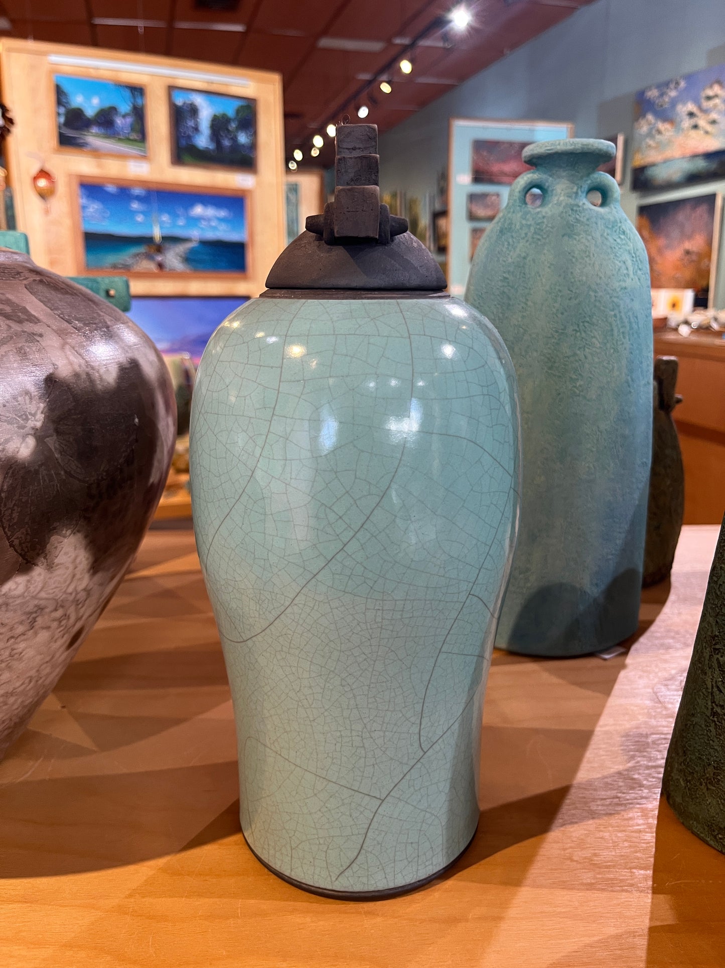 SV-5 Raku Fired Vessel by Steve Vachon
