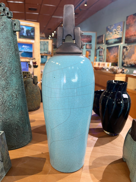 SV-3 Raku Fired Vessel by Steve Vachon