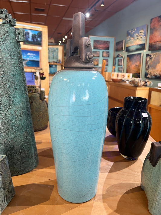 SV-3 Raku Fired Vessel by Steve Vachon