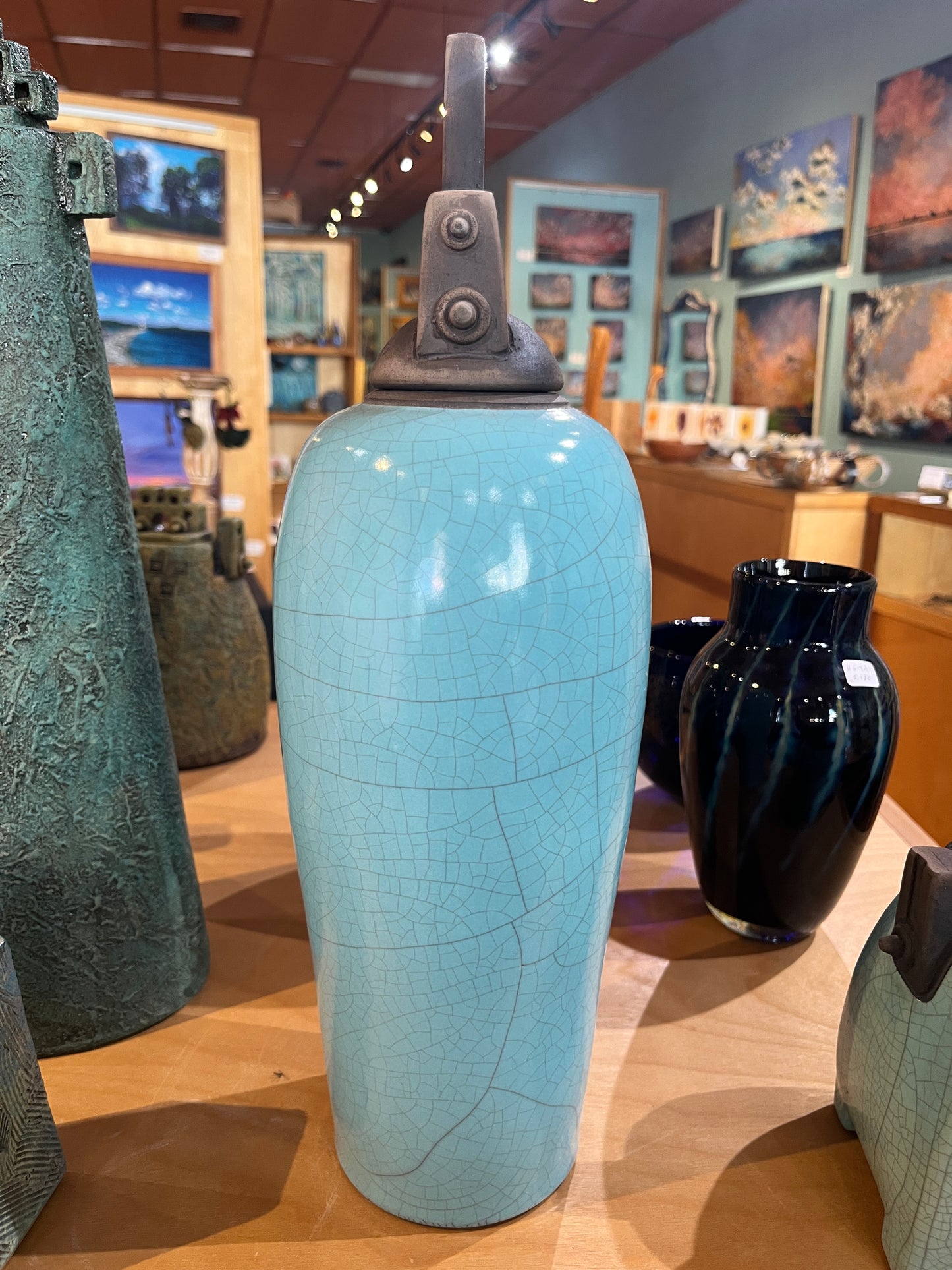 SV-3 Raku Fired Vessel by Steve Vachon