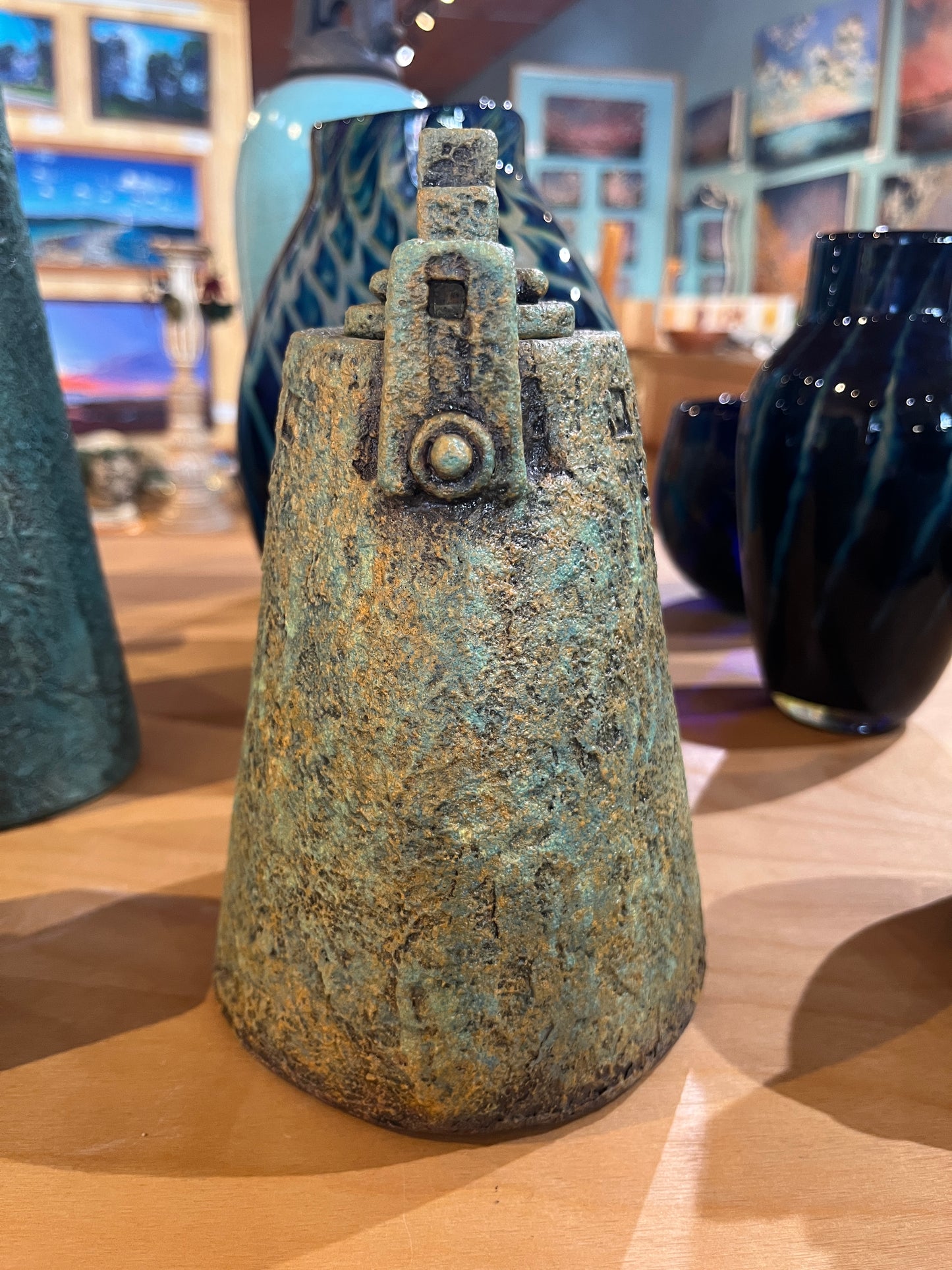 Sv-17 Stoneware Clay Vessel by Steve Vachon