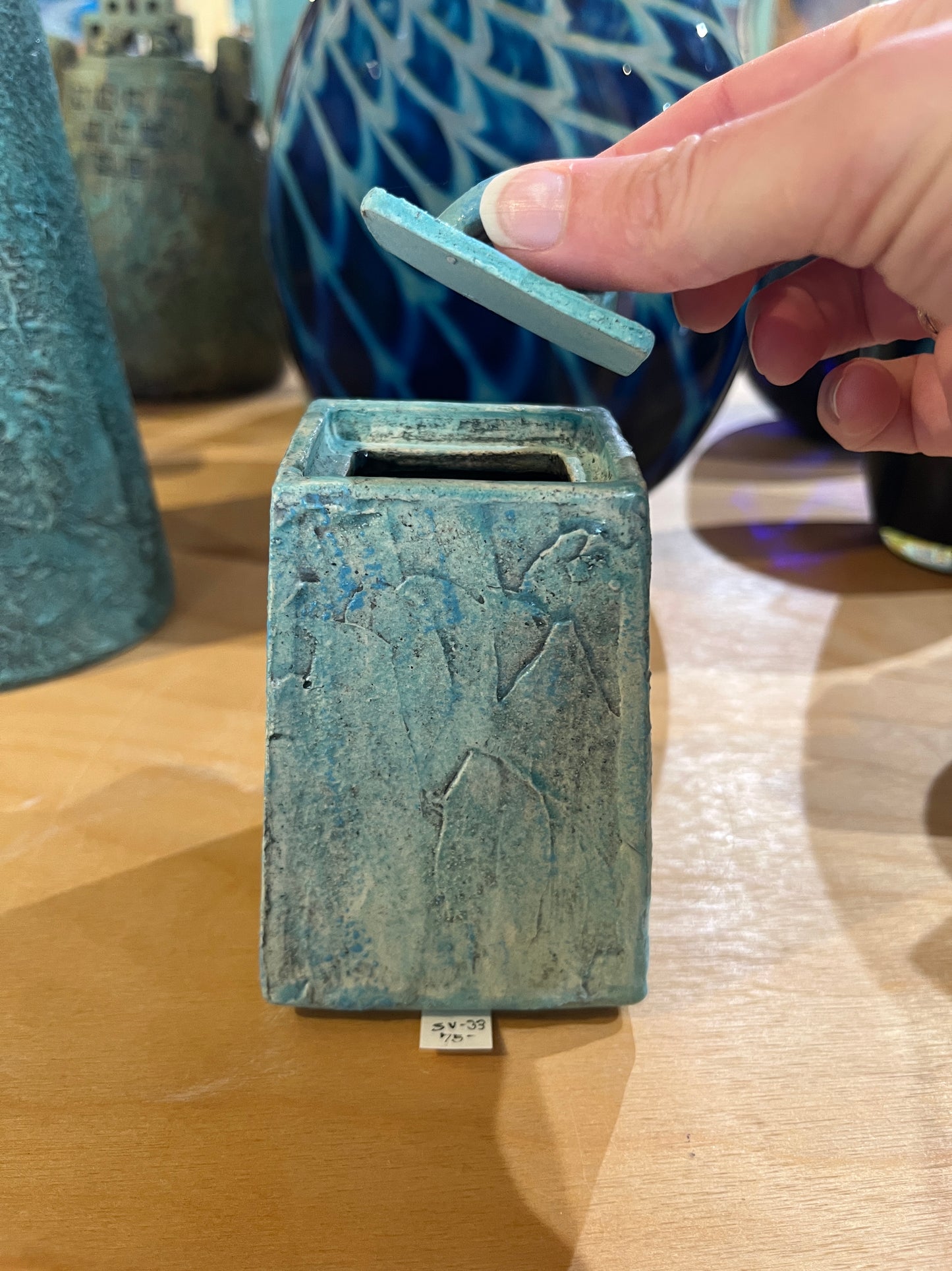 SV-33 Stoneware Clay Vessel by Steve Vachon