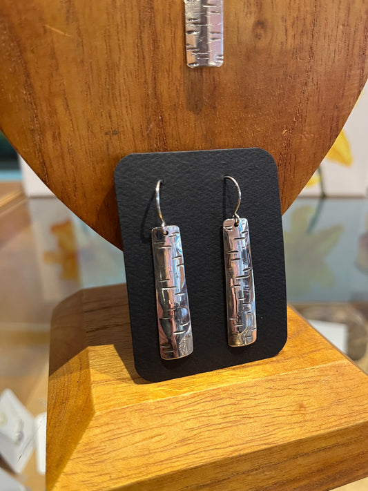 Sterling Birch Earrings by Meg Tang