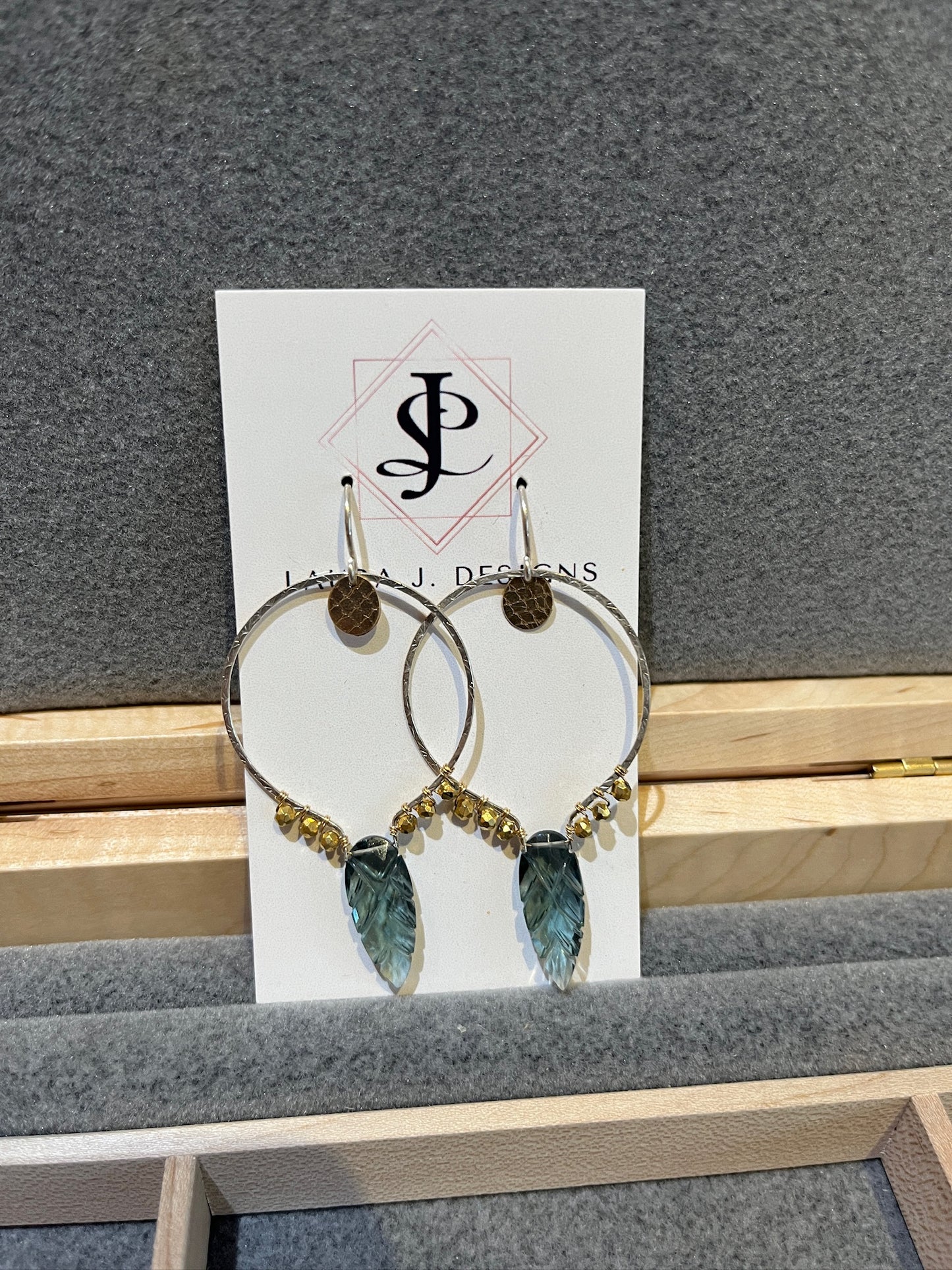 Celestial Harvest Earrings by Laura J Designs
