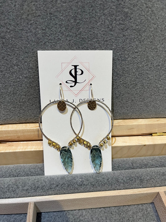 Celestial Harvest Earrings by Laura J Designs