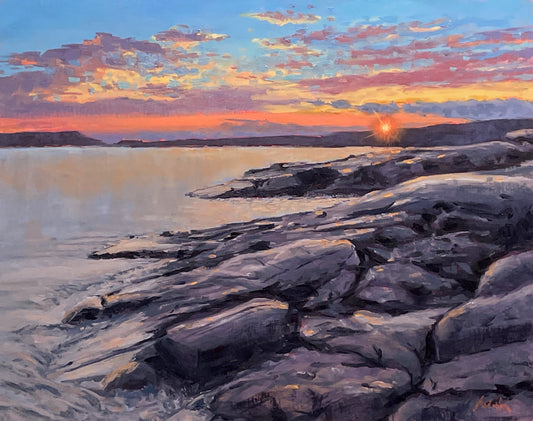 Lake Superior Sunset by Kurt Anderson