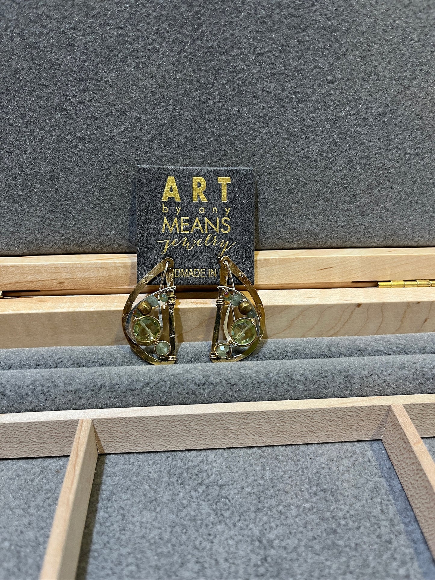 E83321 Sprout Post Earrings by Art by Any Means