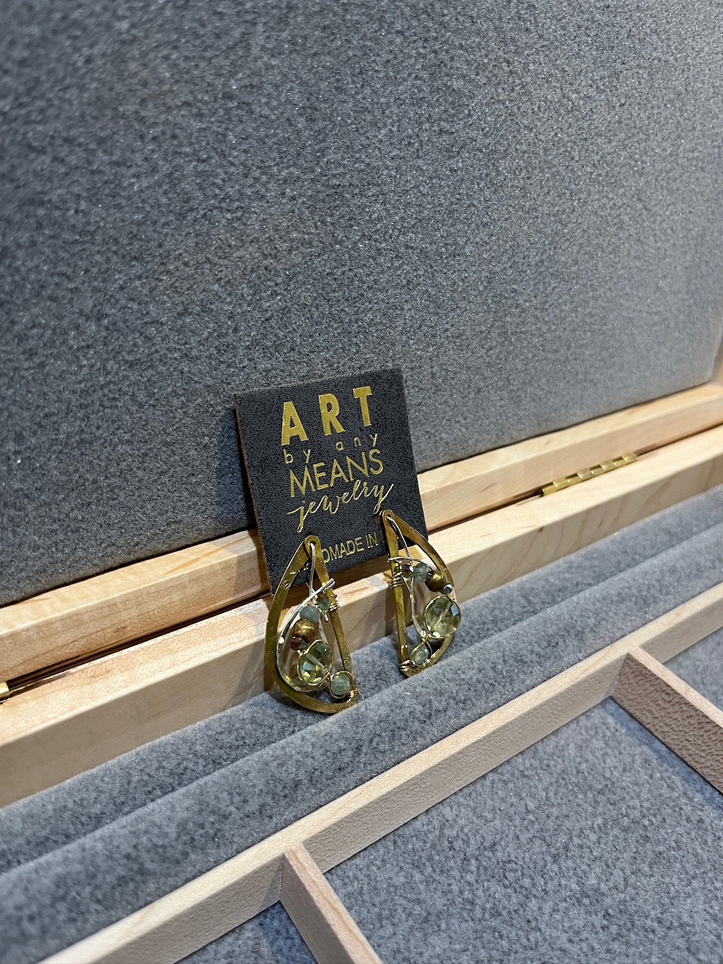 E83321 Sprout Post Earrings by Art by Any Means