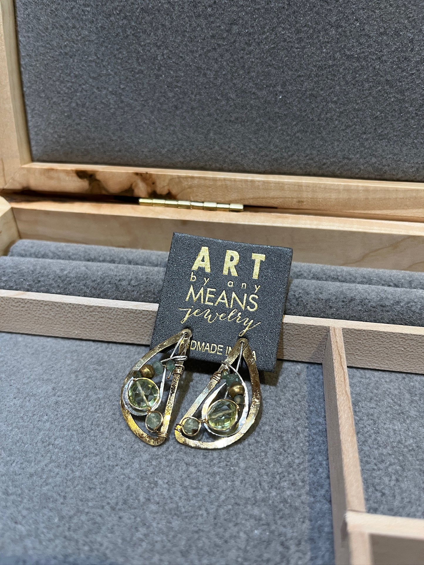 E83321 Sprout Post Earrings by Art by Any Means