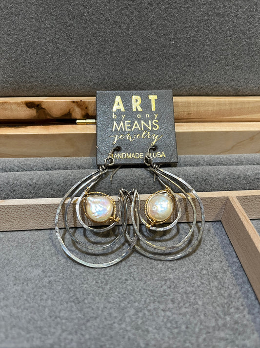 E81031 Splash Earrings by Art by Any Means
