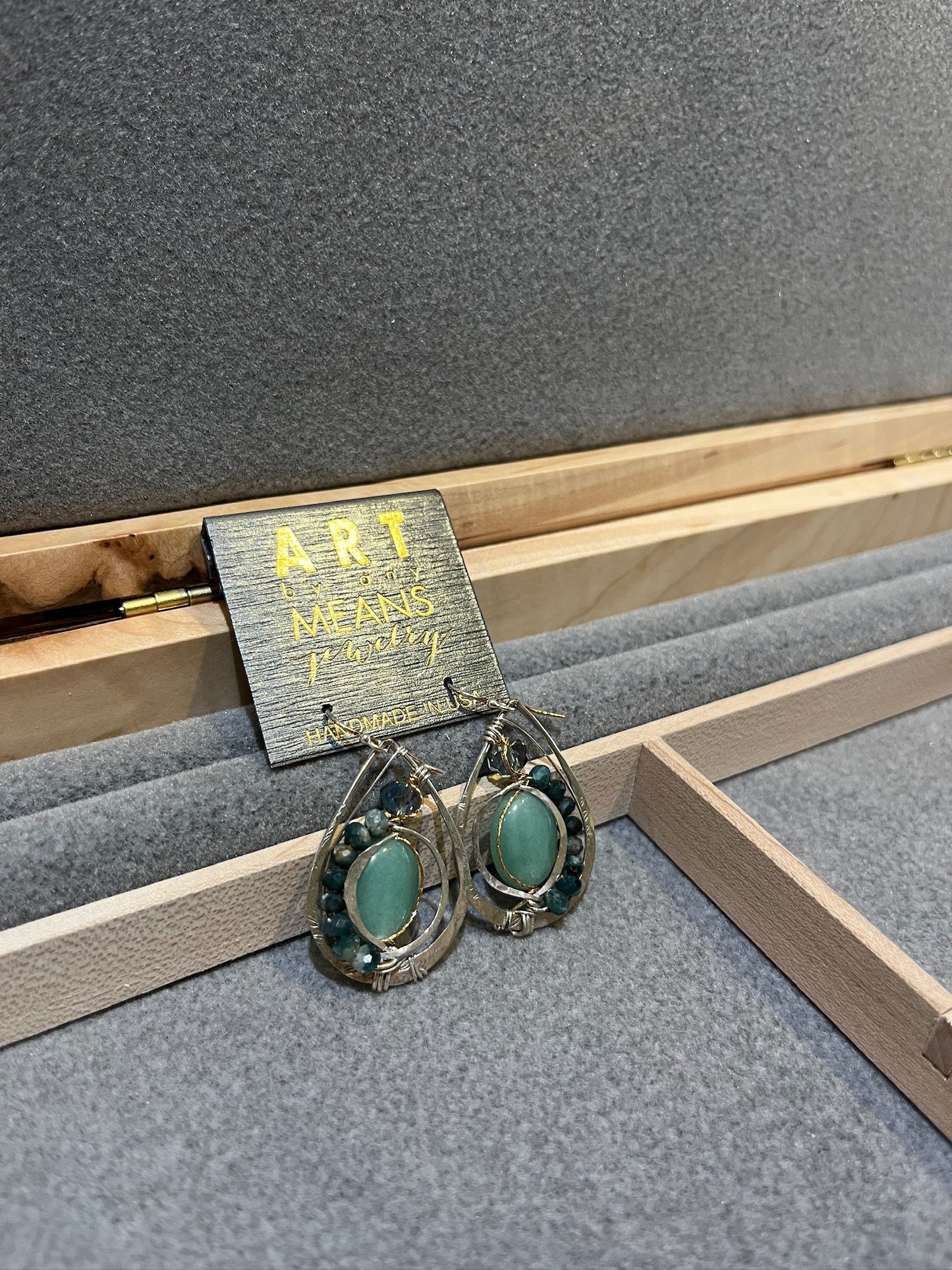 83181 Lily Pad Earrings by Art by Any Means