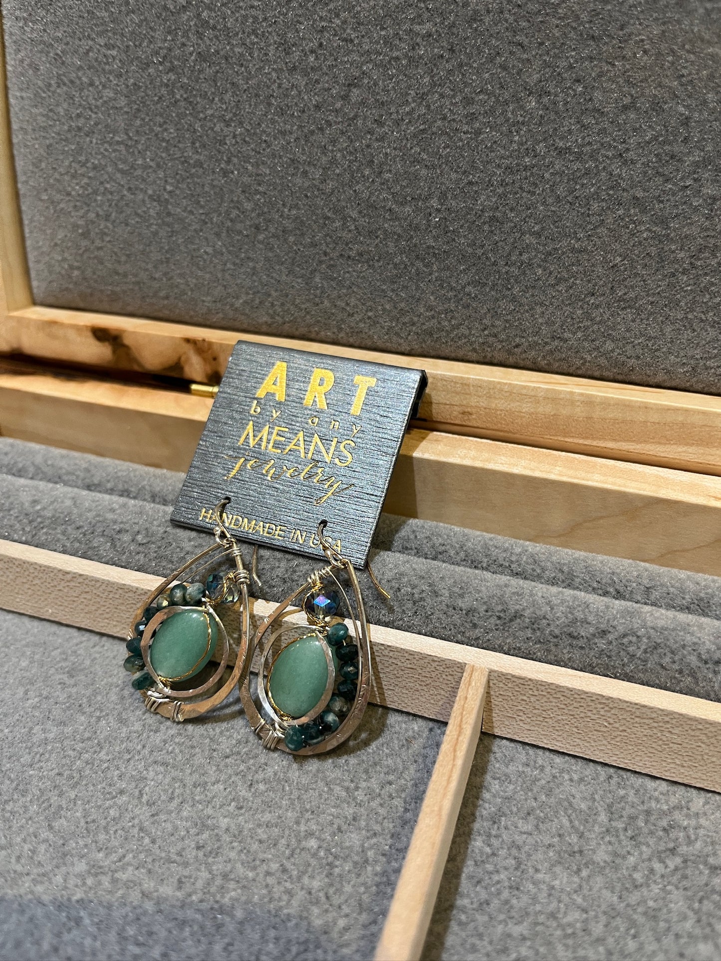 83181 Lily Pad Earrings by Art by Any Means
