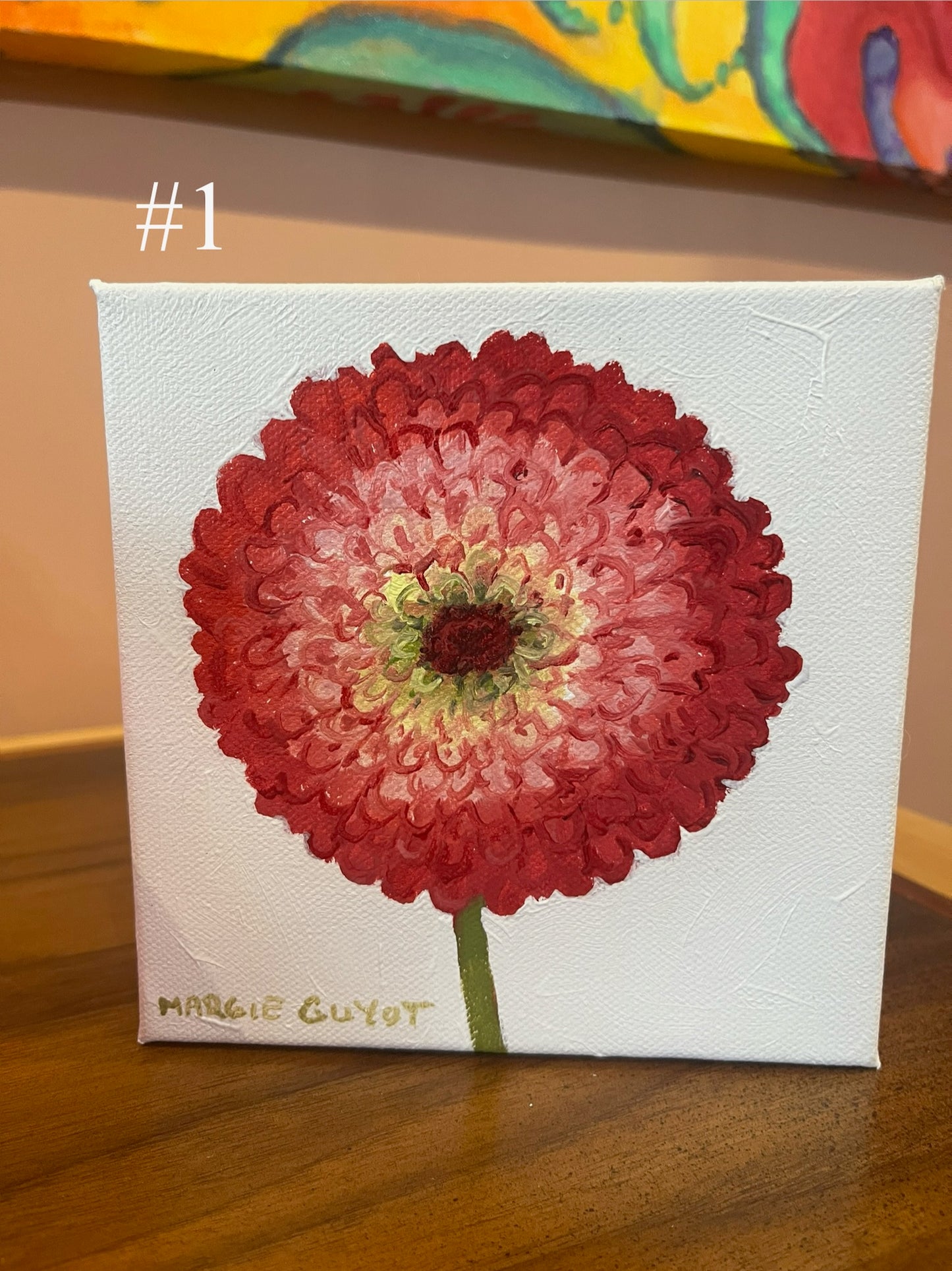 Zinnia by Margie Guyot