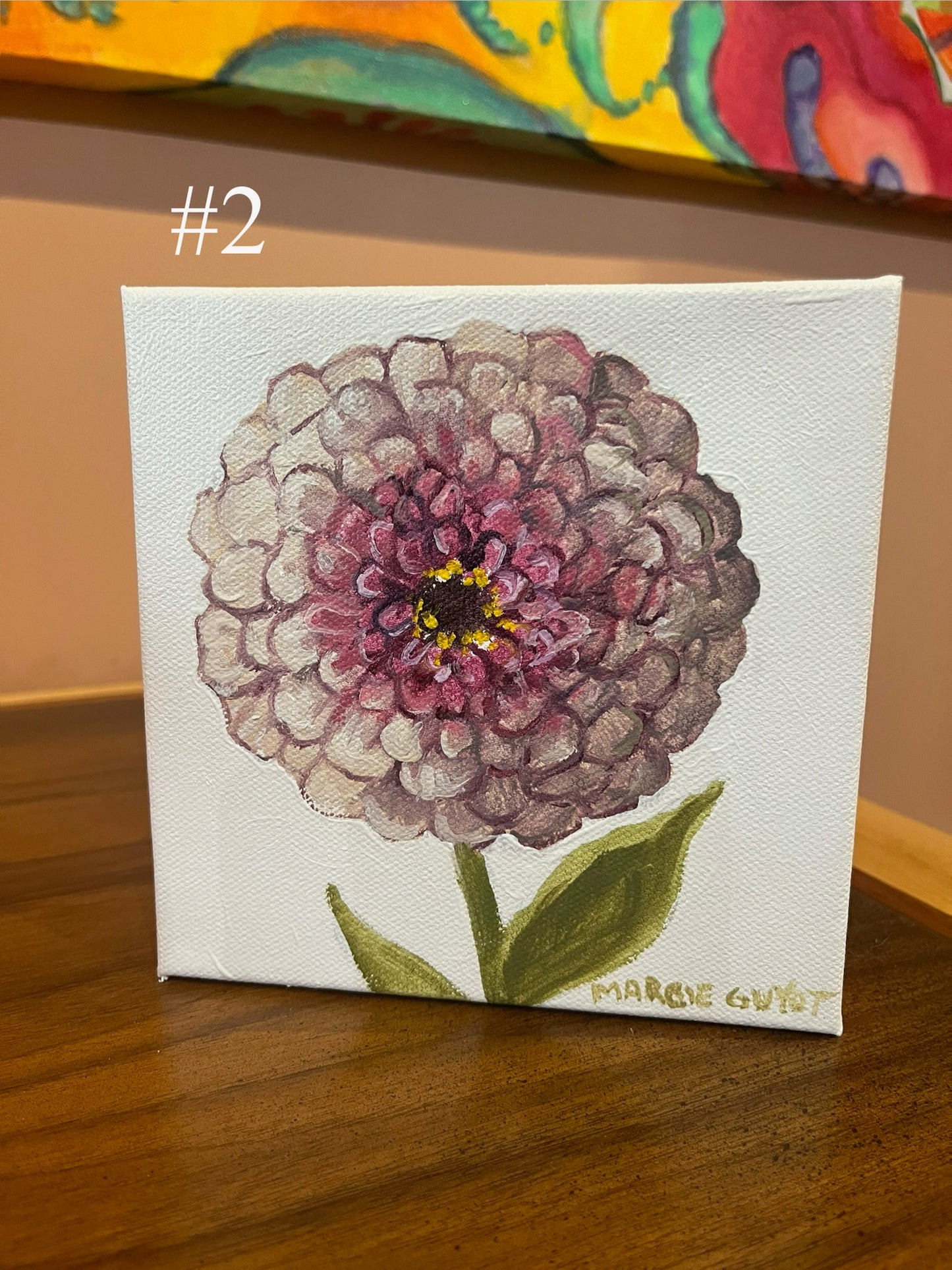 Zinnia by Margie Guyot