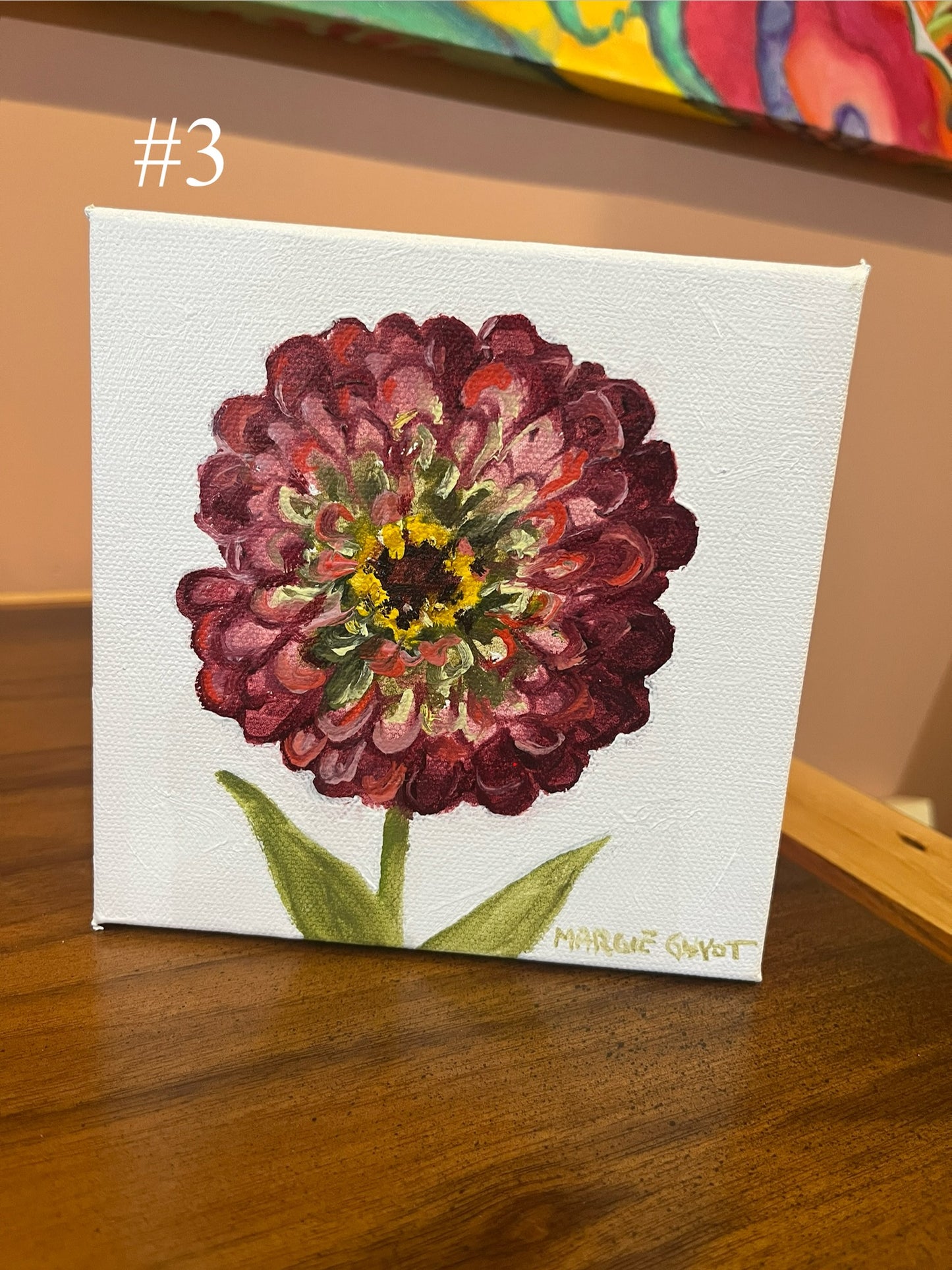 Zinnia by Margie Guyot