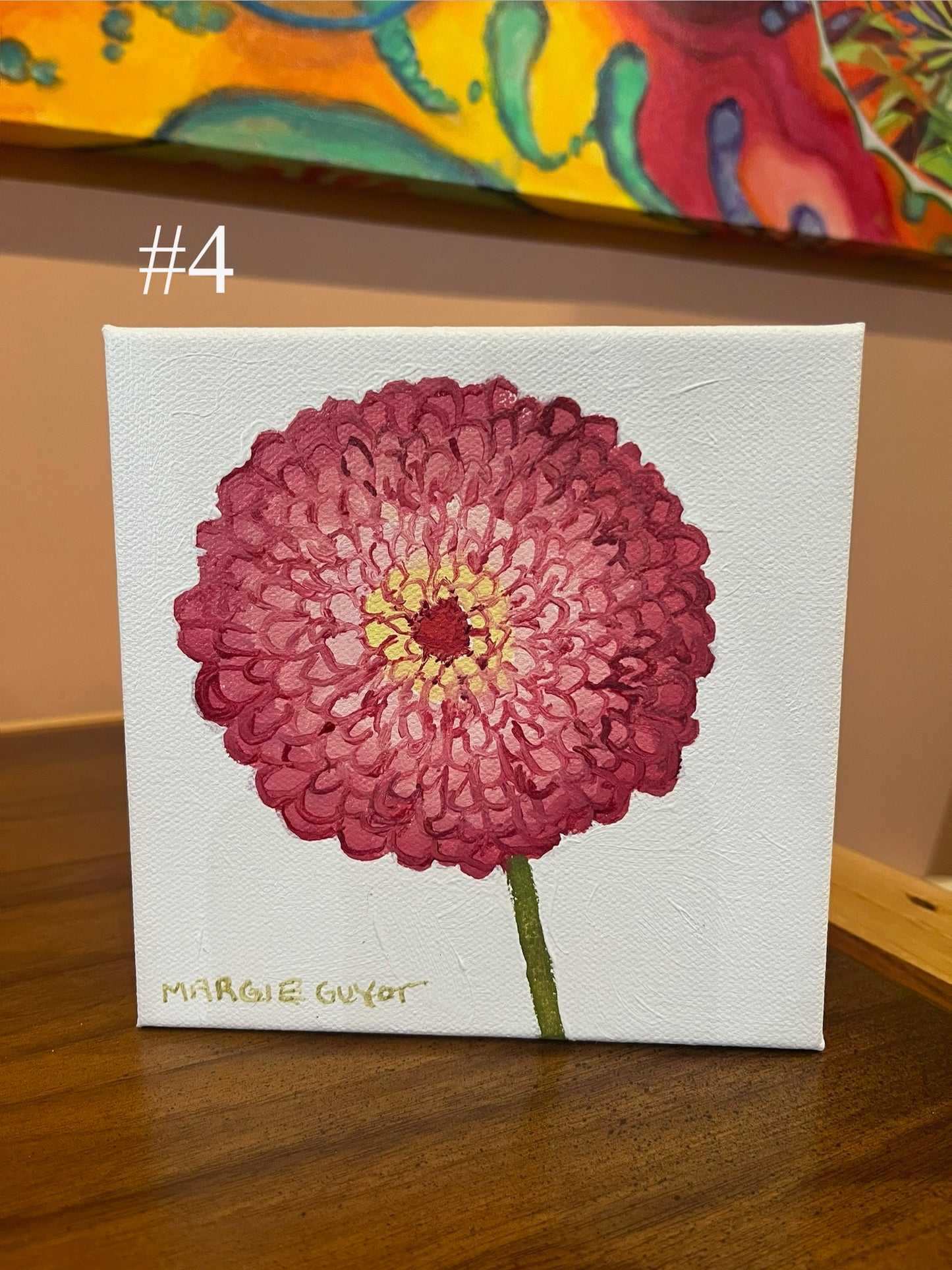 Zinnia by Margie Guyot