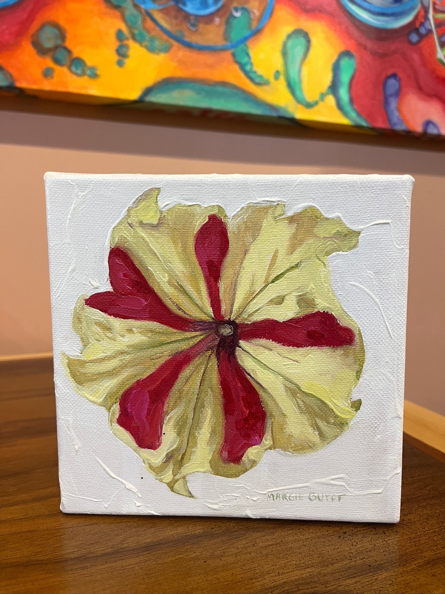 Striped Petunia by Margie Guyot