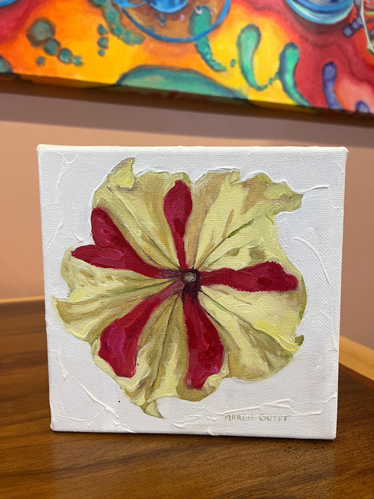 Striped Petunia by Margie Guyot