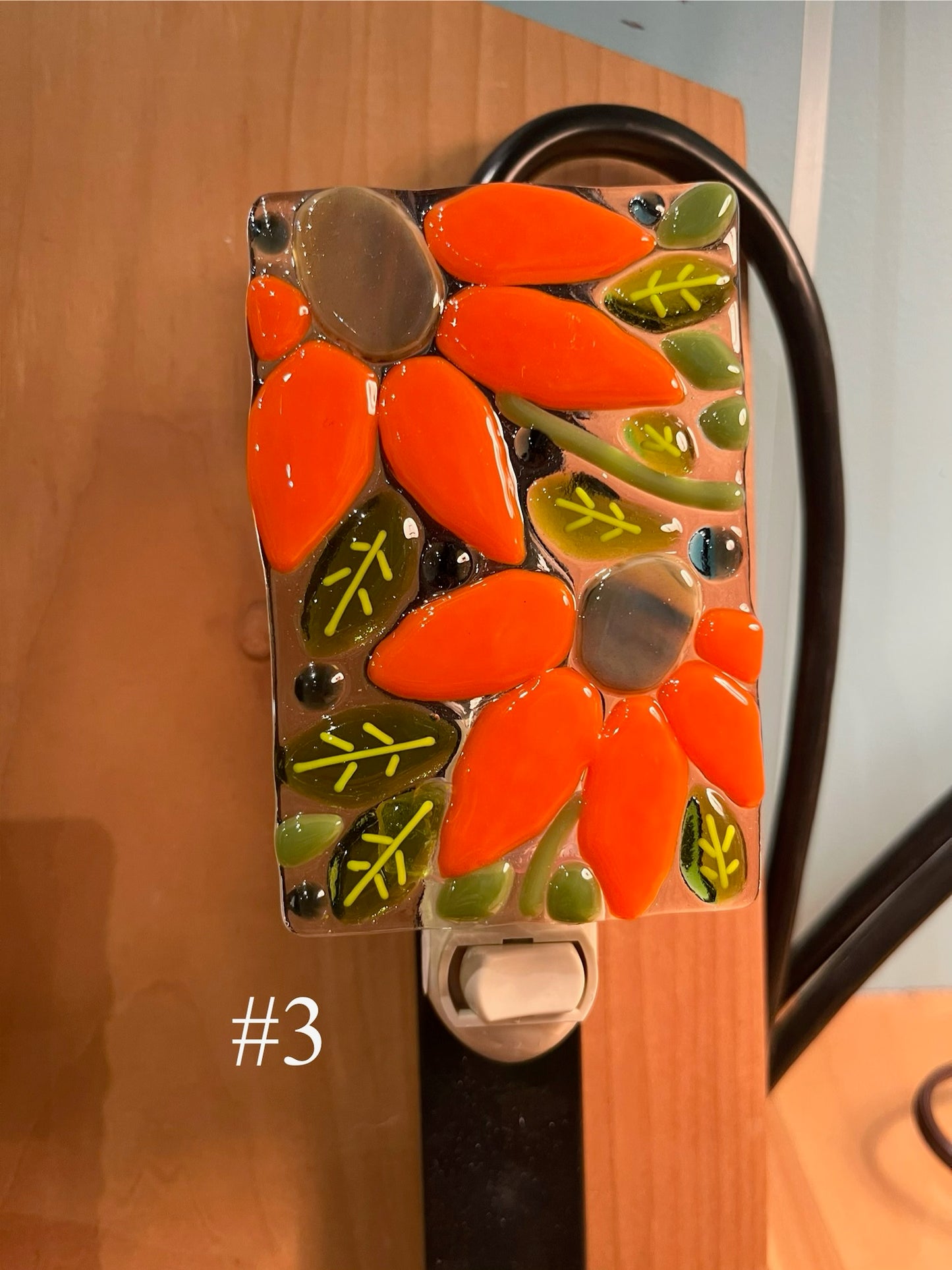 Floral Rectangle Nightlight by Susan Smith