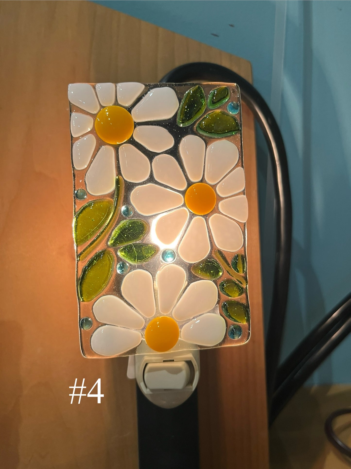 Floral Rectangle Nightlight by Susan Smith