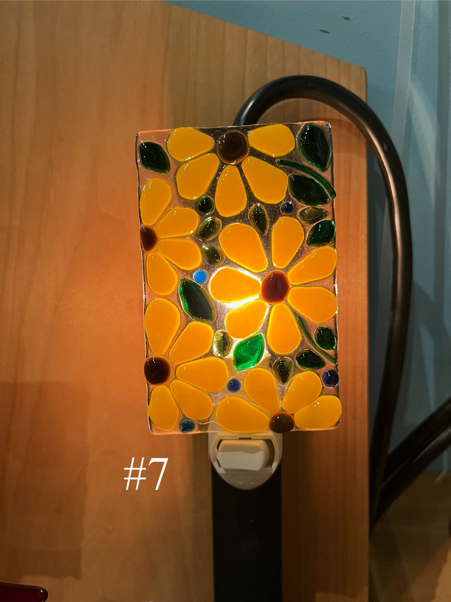 Floral Rectangle Nightlight by Susan Smith