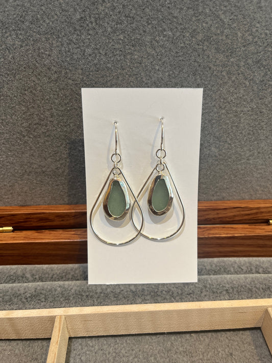 E3 Seaglass Earrings by Susan Ringer