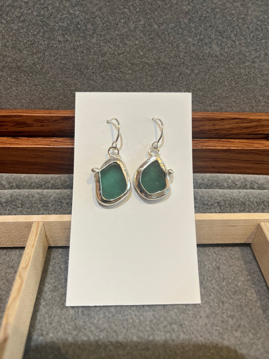 E5 Seaglass Earrings by Susan Ringer