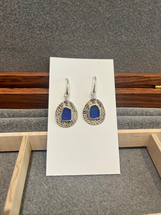 E6 Seaglass Earrings by Susan Ringer