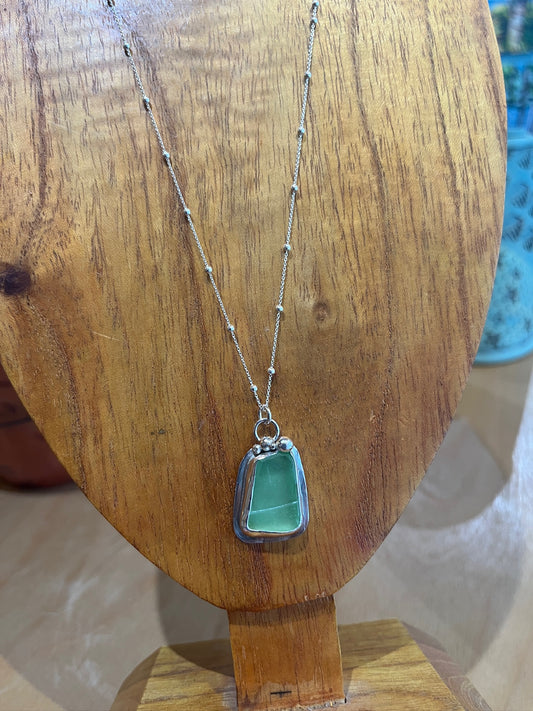 N10 Seaglass Necklace by Susan Ringer