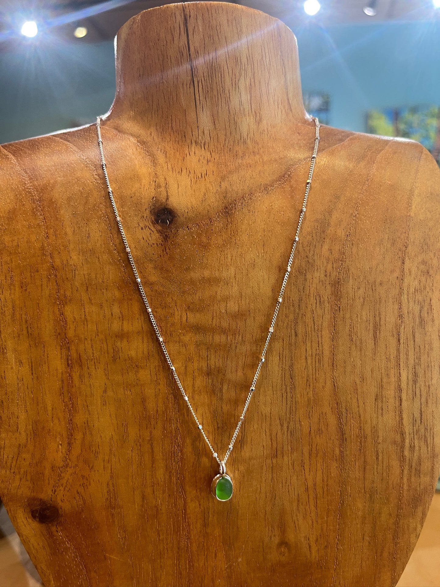 N14 Seaglass Necklace by Susan Ringer