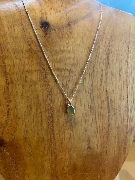 N15 Seaglass Necklace by Susan Ringer