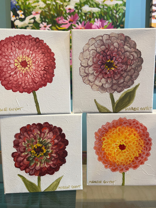 Zinnia by Margie Guyot