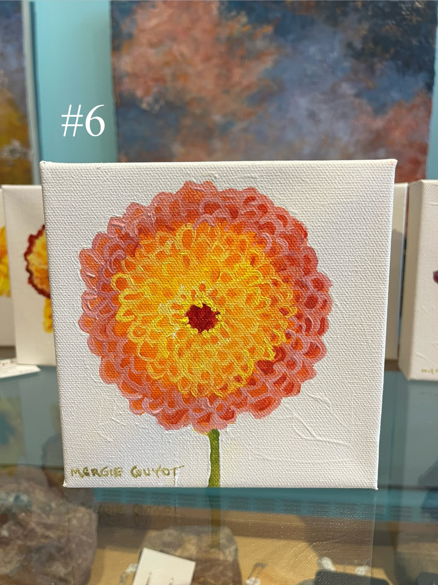 Zinnia by Margie Guyot