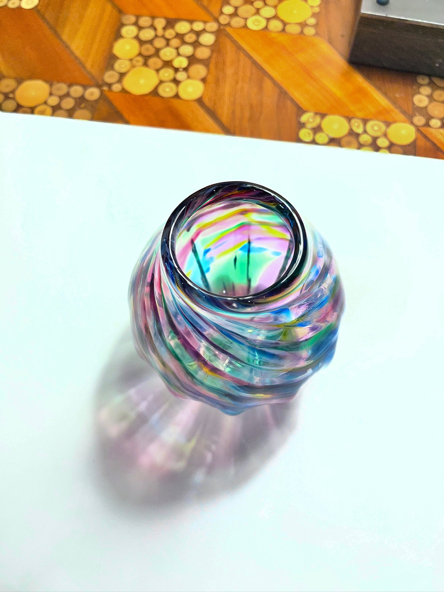 Swirl Vase by Lynn Dinning LDD
