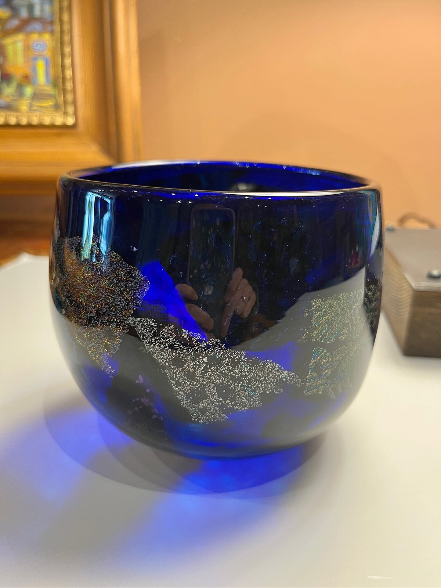 Northern Lights Bowl by Lynn Dinning LDD
