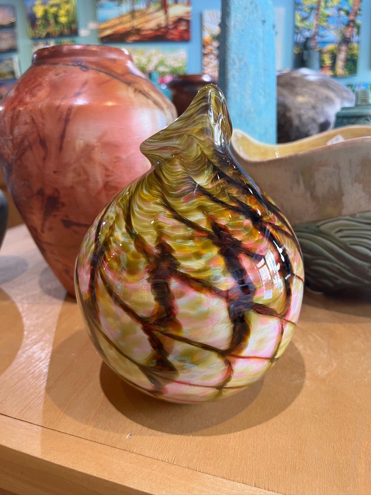 Fish Scale Vase by Lynn Dinning LDD