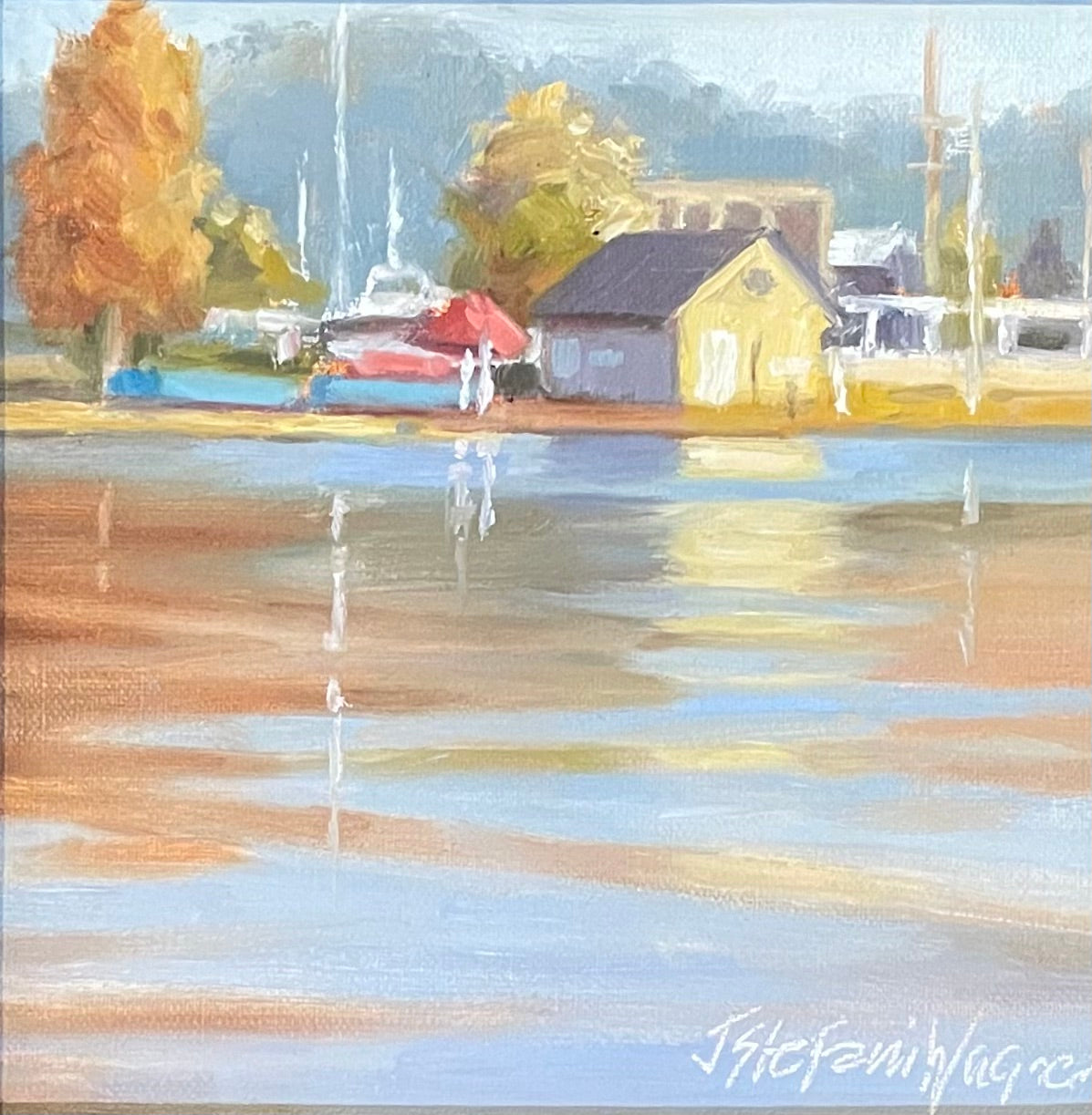August Boathouse Redux by Jill Stefani Wagner