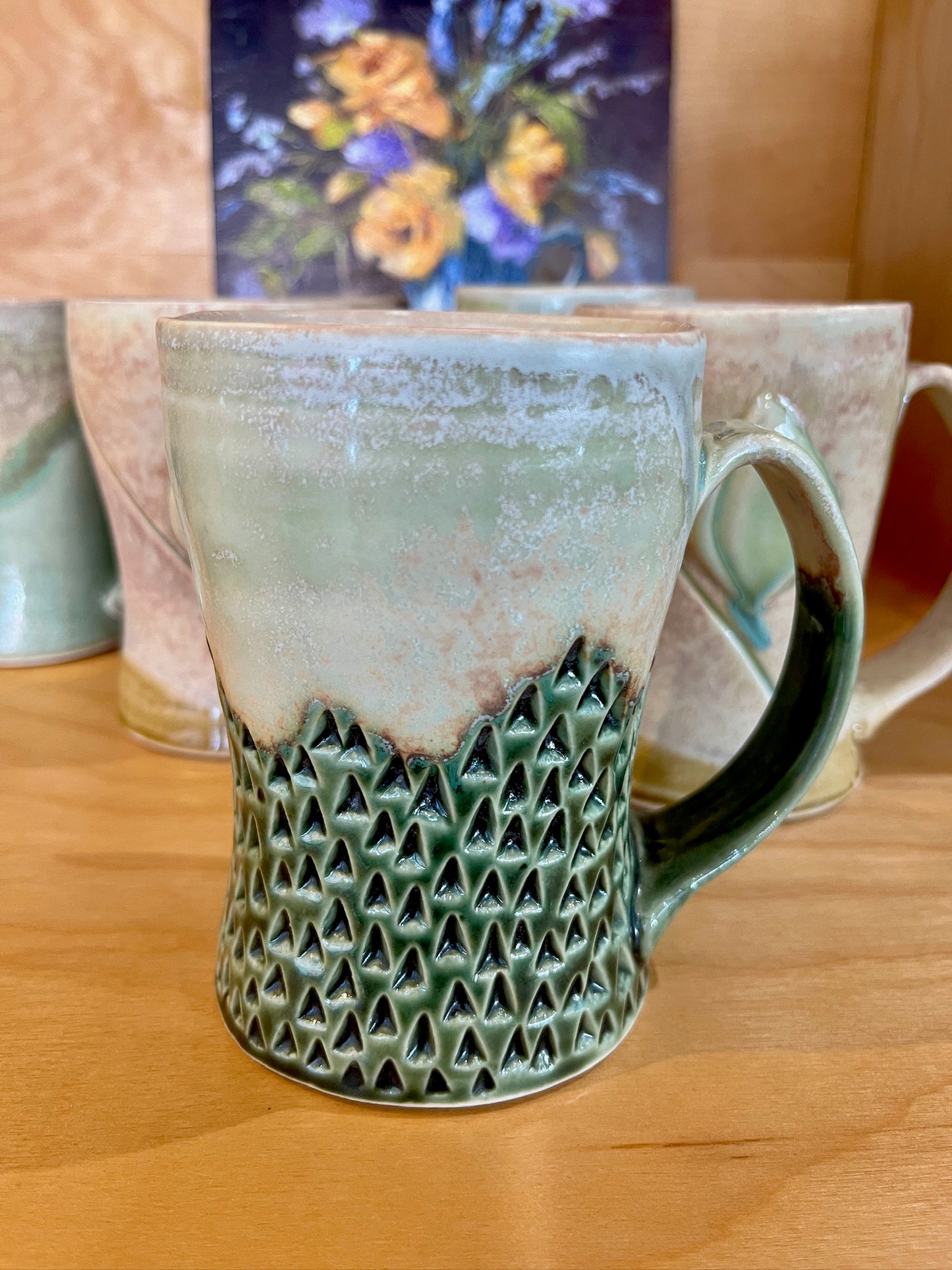 Square Mug by Wendy Wrenn