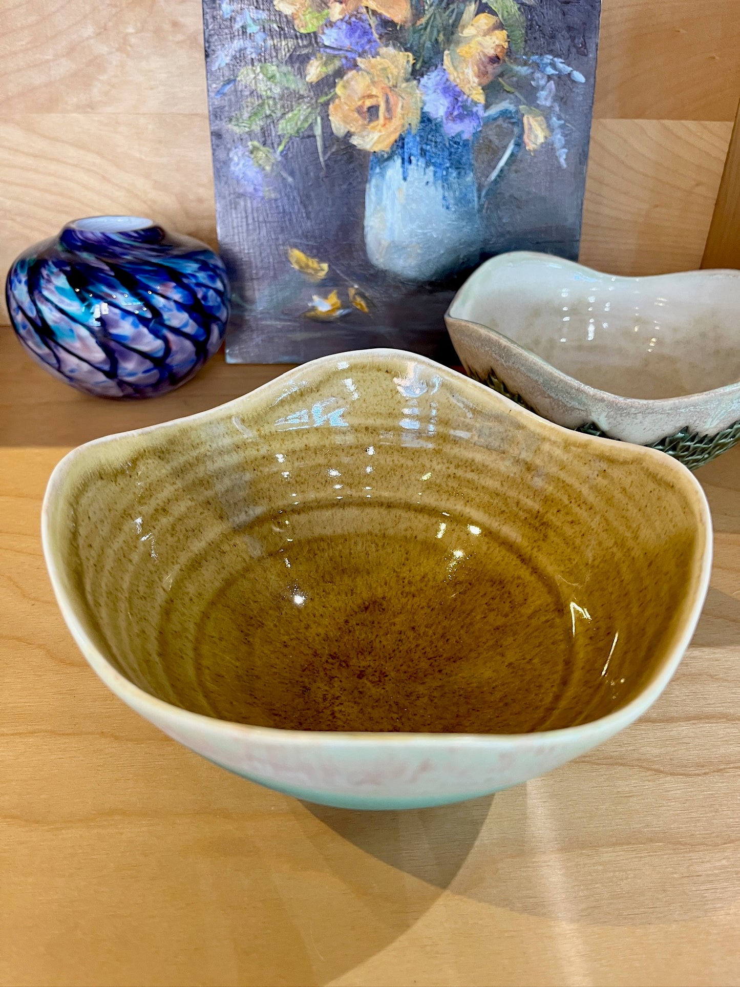 Square Bowl by Wendy Wrenn