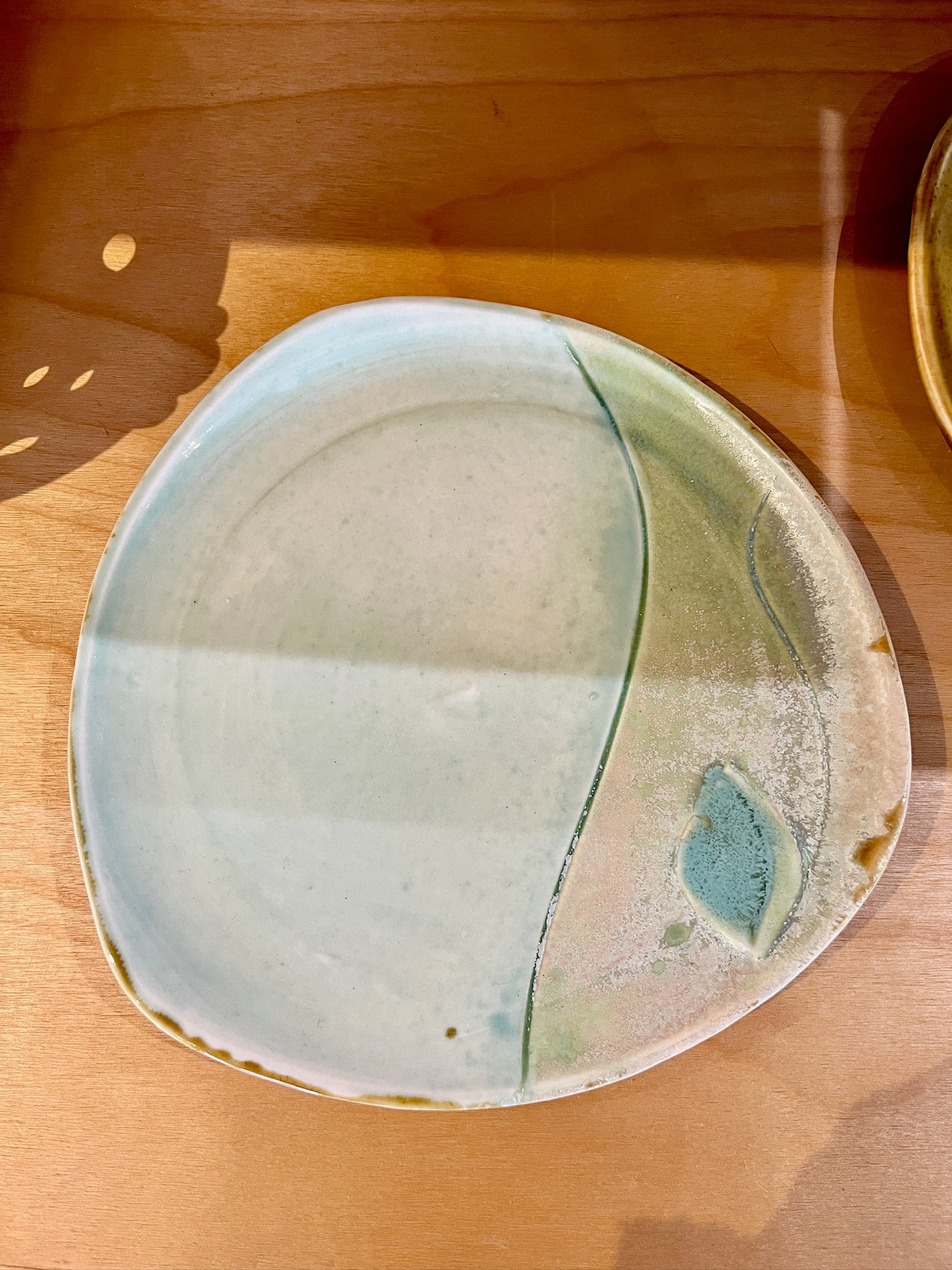 Triangle Plate by Wendy Wrenn