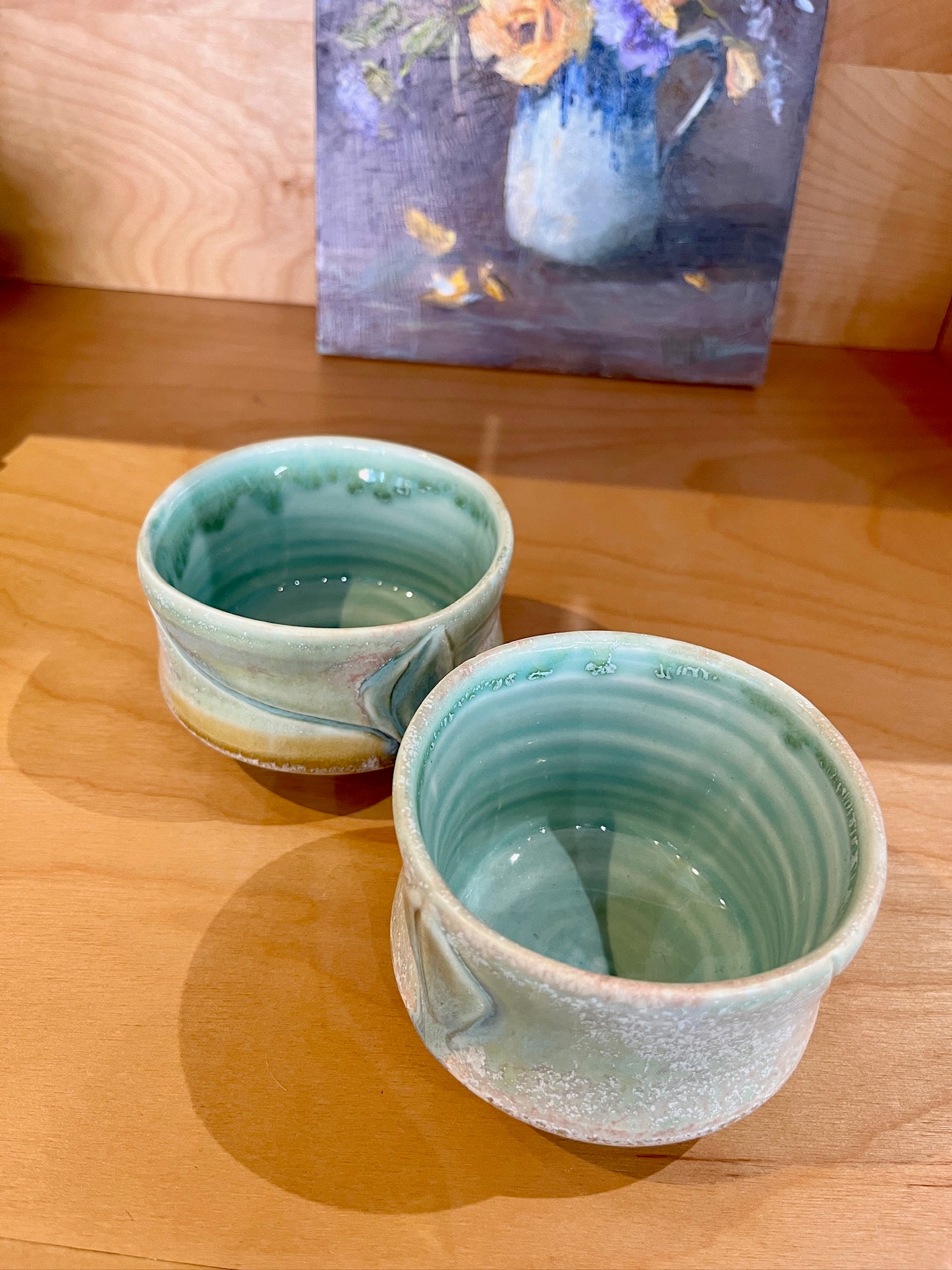 Small Square Dessert Bowl by Wendy Wrenn