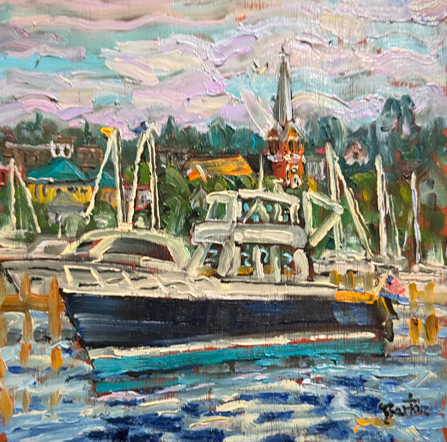 Summer Blues in Petoskey by Kevin Barton